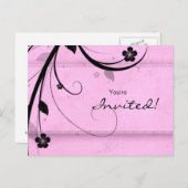 Salon Spa Floral Briefkaart (Voorkant / Achterkant)