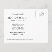 Salon Spa Floral Briefkaart (Achterkant)