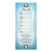  Salon Spa Menu Prijslijst Sjabloon (Achterkant)