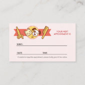 Salon Spa pour animaux - Carte de rendez-vous (Dos)