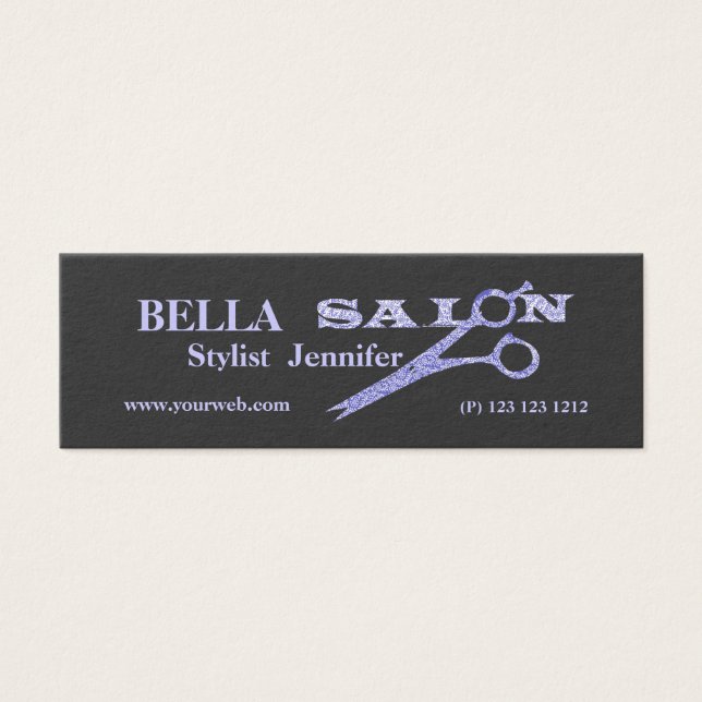 Salon violet Rendez-vous Design Ciseaux de cheveux (Devant)