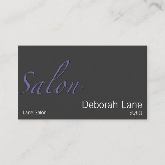 Salon Visitekaartje (Voorkant)