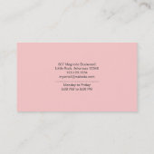 Salon Visitekaartje (Achterkant)