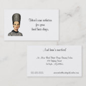 Salon Visitekaartje met Vintage Image (Voorkant / Achterkant)