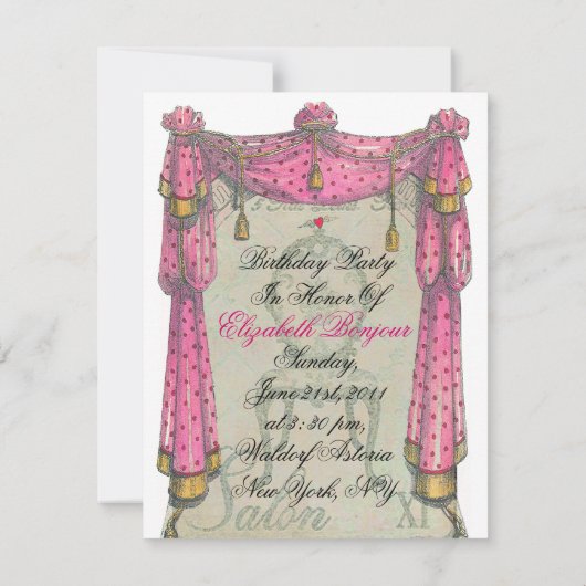 Salon XI ~ Invitation (Dos)