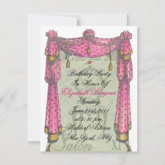 Salon XI ~ Invitation (Dos)