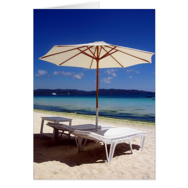 salons de plage blanc (Devant)