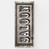 Saloon-bord voor Wilde West-Thema Spandoek (Verticaal)