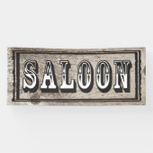 Saloon-bord voor Wilde West-Thema Spandoek (Horizontaal)
