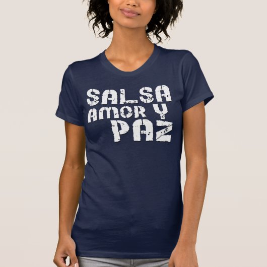 Salsa Amor y Paz T-shirt (Voorkant)