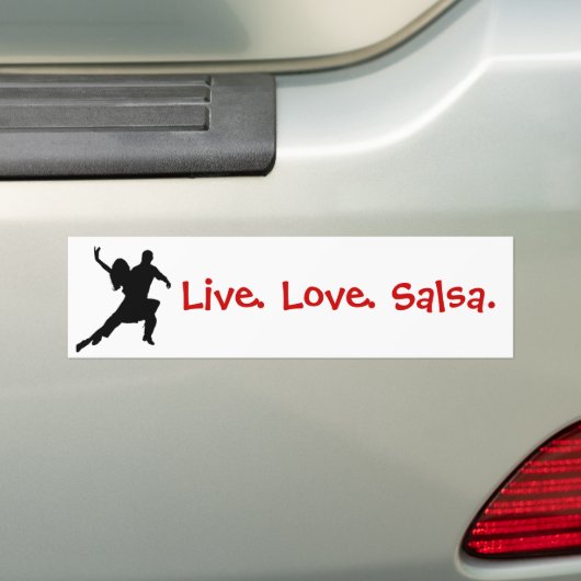 Salsa Bumpersticker (Op auto)