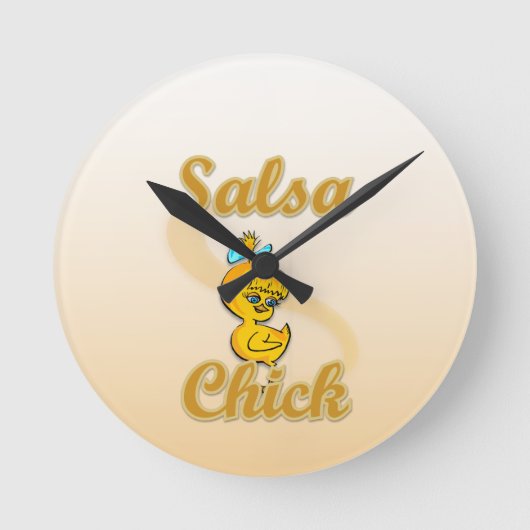Salsa Chick Ronde Klok (Voorkant)