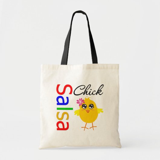 Salsa Chick Tote Bag (Voorkant)