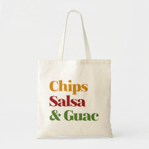 Salsa Chips en Guac Tote Bag