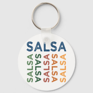 Salsa Cute Colorful Sleutelhanger