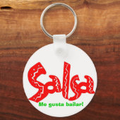 Salsa Dance Logo Products! Sleutelhanger (Voorkant)
