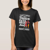 Salsa Dance Salsa Dancing T-shirt (Voorkant)