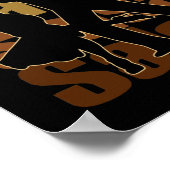 Salsa Dance voor een Latijnse muziek Dance Salsa Poster (Hoek)