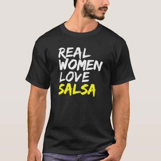 Salsa Dancer Dance Partner Vrouwen Liefde Salsa T-shirt (Voorkant)