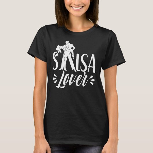 Salsa Dancer Dancing Latin T-shirt (Voorkant)