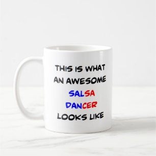salsa dancer , geweldige koffiemok