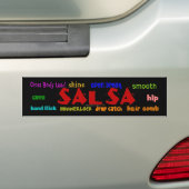 Salsa Dancing Lovers Dance Moves Bumpersticker (Op auto)
