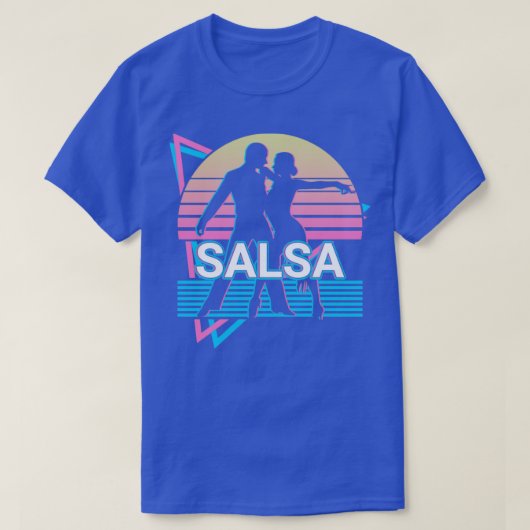 Salsa Dansa Salsa Dancer Retro Gift T-shirt (Design voorkant)