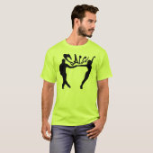 SALSA DANSANT LE T-SHIRT DE SALSERO ET DE SALSERA (Devant entier)