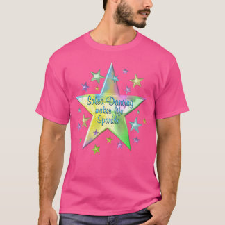 Salsa dansen maakt het leven sprankelend t-shirt