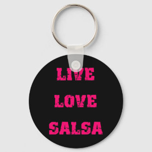 Salsa dansen sleutelhanger