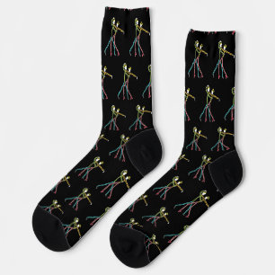 Salsa Dansende Figuren Sokken
