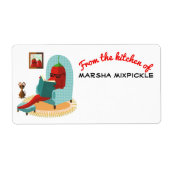 Salsa de piment de la cuisine du étiquette aliment (Devant)