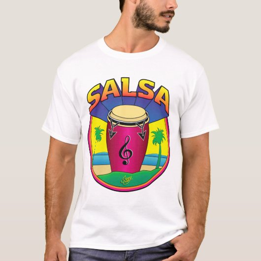 SALSA DRUM-3 T-SHIRT (Voorkant)