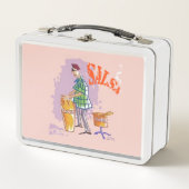 Salsa Drummer witte lunchbox (Voorkant)
