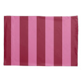 Salsa Flamingo Pink Stripe Kussensloop (Achterkant-Links)
