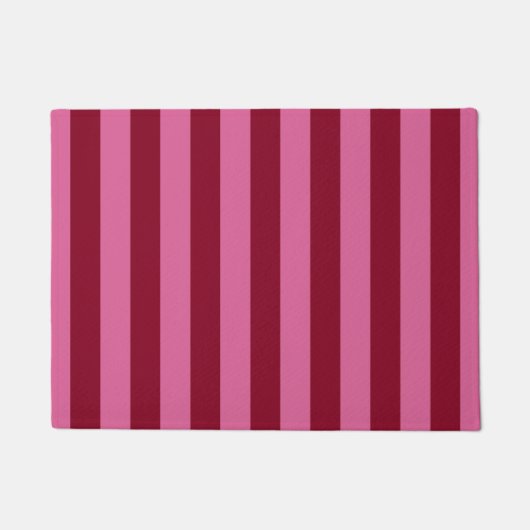 Salsa Flamingo Roze Streep Deurmat (Voorkant)