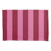 Salsa Flamingo Roze Streep Kussensloop (Voorkant-Links)
