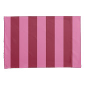Salsa Flamingo Roze Streep Kussensloop (Voorkant-Rechts)
