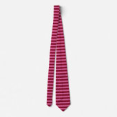 Salsa Flamingo Roze Streep Stropdas (Achterkant)
