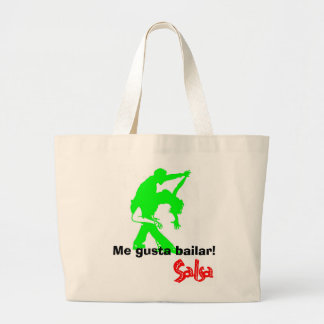Salsa. Grote Tote Bag