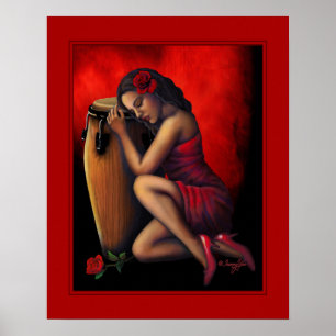 Salsa Heartbeat Poster