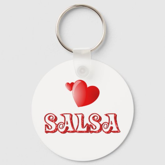 Salsa Hearts Sleutelhanger (Voorkant)