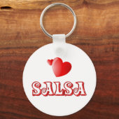 Salsa Hearts Sleutelhanger (Voorkant)