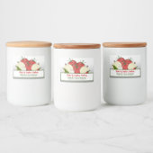 Salsa Hot & Spicy 3 x 2 inch Voedselcontainer Etiket (Flessen)