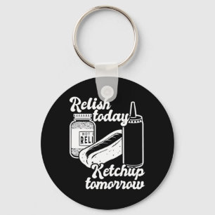 Salsa Ketchup Morgen Grappige Hot Dog Bbq Puns Cad Sleutelhanger