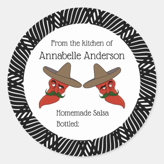 Salsa Label Modern Lijst personaliseren (Voorkant)