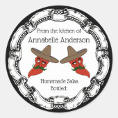 Salsa Label personaliseren (Voorkant)