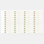 Salsa maison mince Étiquette (Feuille)