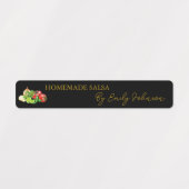 Salsa maison mince Étiquette (Design 1)
