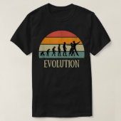 Salsa man evolutie  humor dansen salsa leuk t-shirt (Design voorkant)